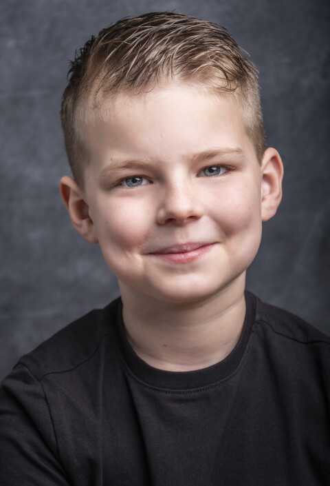Jongen portret glimlach