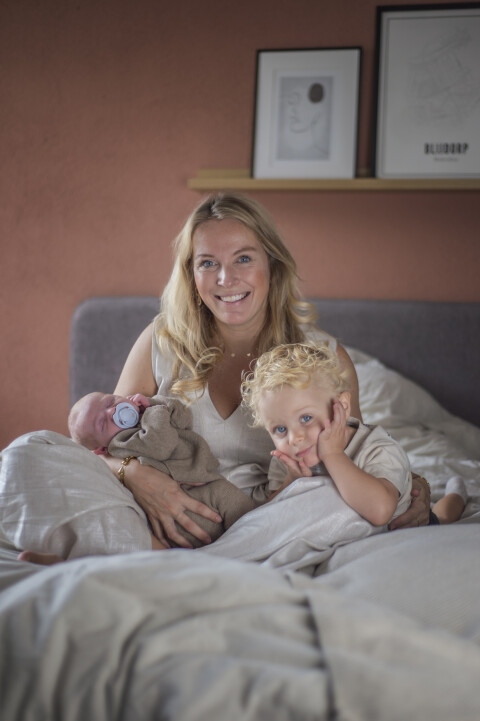 Mama baby kind foto