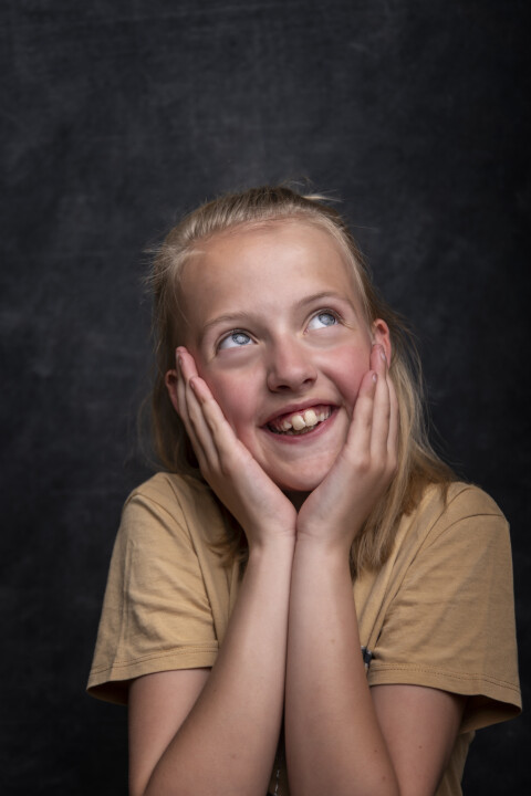 Meisje tiener verliefd