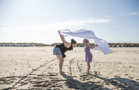 strand familie fotoshoot